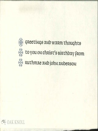 Order Nr. 48604 CHRISTMAS GREETINGS