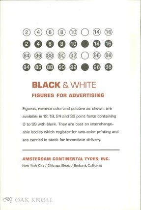 BLACK & WHITE FIGURES FOR ADVERTISING. Amsterdam.