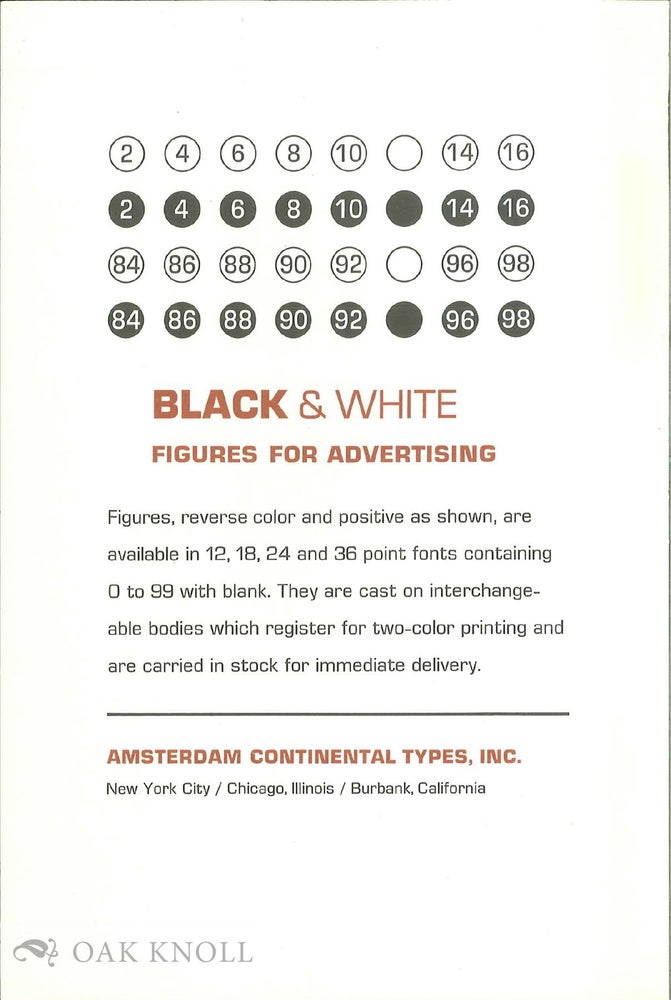 Order Nr. 48608 BLACK & WHITE FIGURES FOR ADVERTISING. Amsterdam.