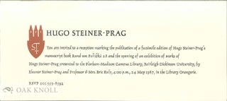 Order Nr. 48615 HUGO STEINER-PRAG RECEPTION