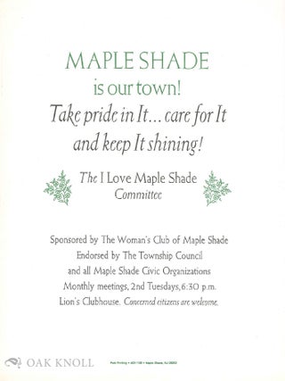 Order Nr. 48631 I LOVE MAPLE SHADE COMMITTEE