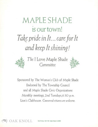 Order Nr. 48631 I LOVE MAPLE SHADE COMMITTEE