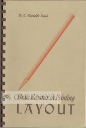 Order Nr. 48855 BASIC LESSONS IN PRINTING LAYOUT. R. Randolph Karch