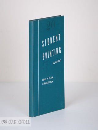 Order Nr. 48863 STUDENT PRINTING. Merle A. Clark