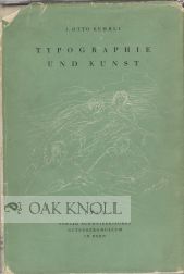 Order Nr. 48966 TYPOGRAPHIE UND KUNST. J. Otto Kehrli
