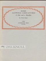 Order Nr. 49110 SOME ALNWICK CARICATURES, A NOTE AND A HANDLIST. Peter Isaac