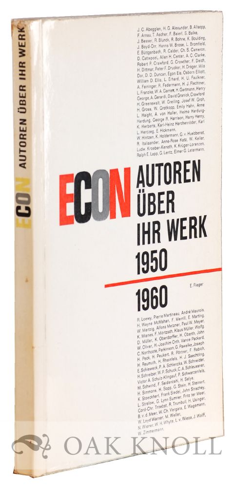 Order Nr. 49325 ECON-AUTOREN UBER IHR WERK 1950-1960.