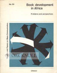 Order Nr. 49520 BOOK DEVELOPMENT IN AFRICA, PROBLEMS AND PERSPECTIVES