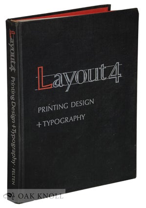 Order Nr. 49749 LAYOUT 4, PRINTING DESIGN + TYPOGRAPHY. Charles J. Felten