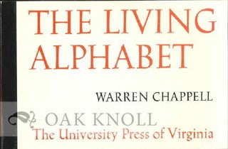 Order Nr. 49770 THE LIVING ALPHABET. Warren Chappell