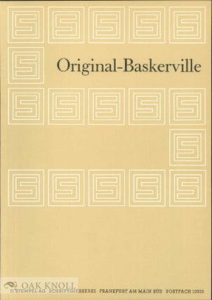 Order Nr. 50117 ORIGINAL-BASKERVILLE. Stempel