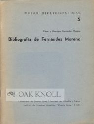 Order Nr. 50222 BIBLIOGRAFIA DE FERNANDEZ MORENO