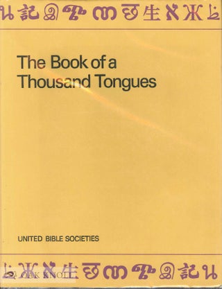 Order Nr. 50470 THE BOOK OF A THOUSAND TONGUES