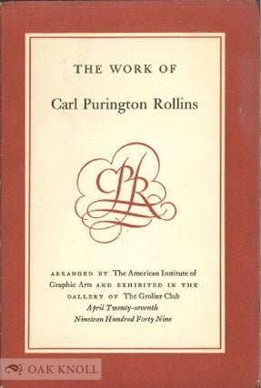 Order Nr. 50727 THE WORK OF CARL PURINGTON ROLLINS