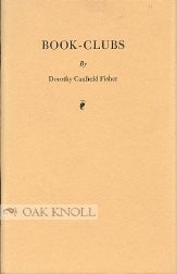 Order Nr. 50822 BOOK-CLUBS. Dorothy Canfield Fisher.