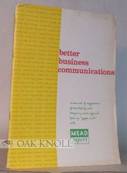 Order Nr. 51014 BETTER BUSINESS COMMUNICATIONS. Mead