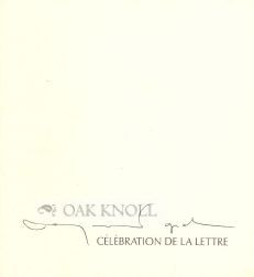 Order Nr. 51018 CÉLÉBRATION DE LA LETTRE. Raymond Gid