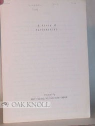 Order Nr. 51034 A STORY OF PAPERMAKING