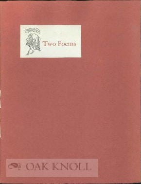 Order Nr. 51105 TWO POEMS. Henry Vaughan.