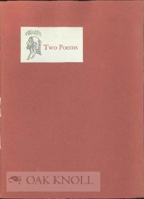 Order Nr. 51105 TWO POEMS. Henry Vaughan