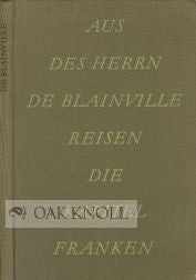 Order Nr. 51516 AUS DES HERRN DE BLAINVILLE REISEN DURCH HOLLAND, DEUTSCHLAND. Adolf Schwammberger.