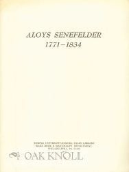Order Nr. 51659 ALOYS SENEFELDER, 1771-1834. Victor Strauss
