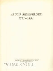 Order Nr. 51659 ALOYS SENEFELDER, 1771-1834. Victor Strauss
