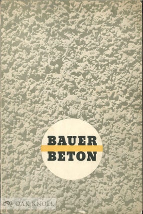 Order Nr. 51856 BAUER BETON. Bauer