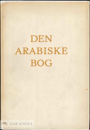 Order Nr. 51897 DEN ARABISKE BOG. Johanes Pedersen