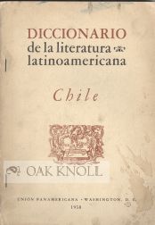 Order Nr. 51921 DICCIONARIO DE LA LITERATURA LATINOAMERICANA - CHILE