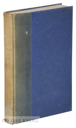 Order Nr. 52264 THE ELEMENTS OF BOOK-COLLECTING. Iolo A. Williams