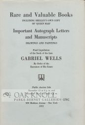 Order Nr. 52504 RARE AND VALUABLE BOOKS...AUTOGRAPH LETTERS AND MANUSCRIPTS...FINAL LIQUIDATION...