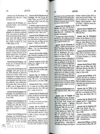 BIBLIOGRAPHIE DES OUVRAGES RELATIFS A L'AMOUR, AUX FEMMES, AU MARIAGE ET DES LIVRES FACÉTIEUX PANTAGRUÉLIQUES, SCATOLOGIQUES, SAYRIQUES, ETC.