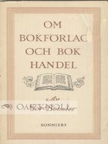 Order Nr. 52808 OM BOKFORLAG OCH BOKHANDEL. Tor Bonnier