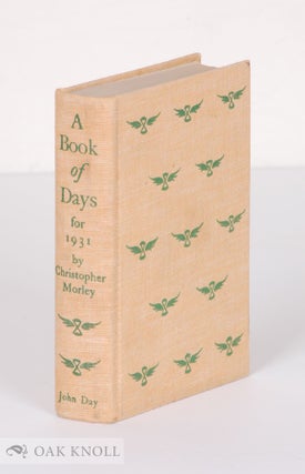 Order Nr. 52913 A BOOK OF DAYS. Christopher Morley