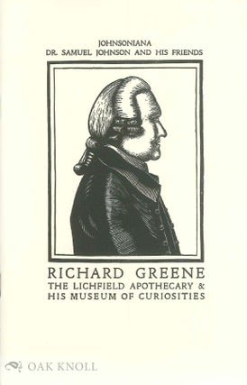 Order Nr. 53173 JOHNSONIANA, DR. SAMUEL JOHNSON AND HIS FRIENDS, RICHARD GREENE, THE LICHFIELD...