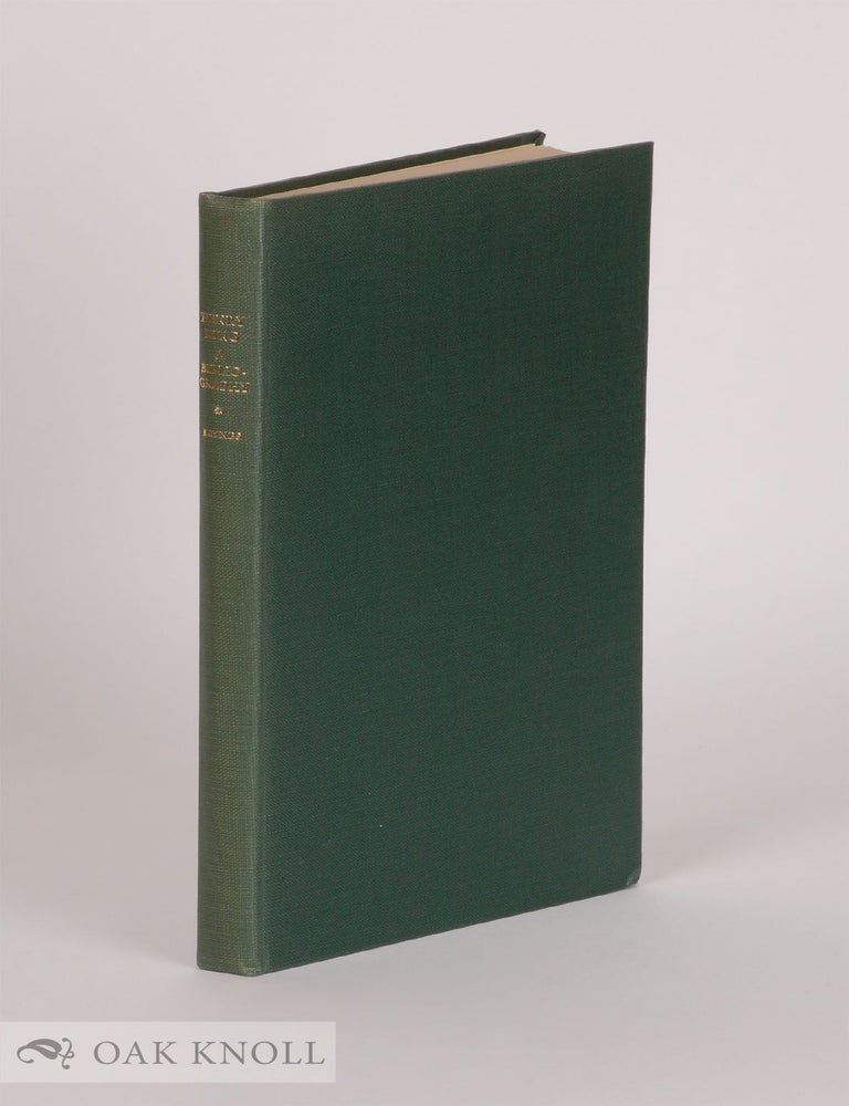Order Nr. 53211 BIBLIOGRAPHY OF HENRY KING, D.D., BISHOP OF CHICHESTER. Geoffrey Keynes.