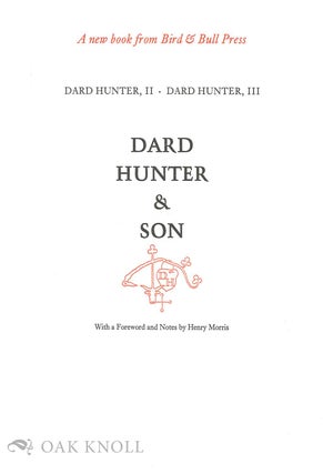 DARD HUNTER & SON.