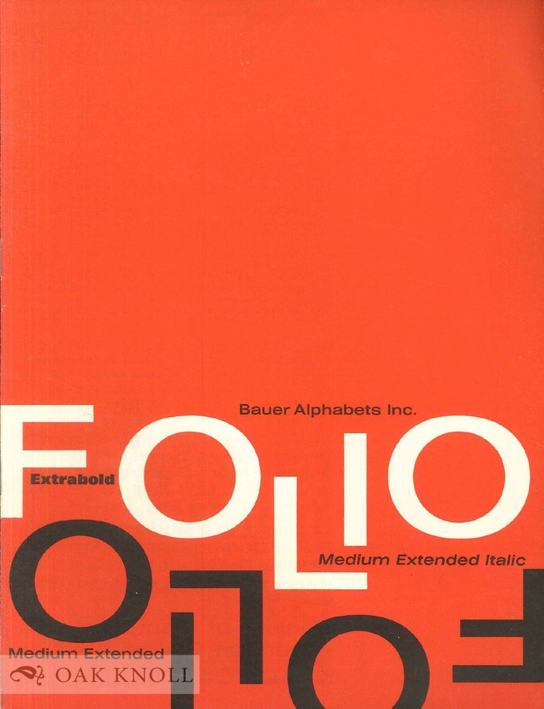 Order Nr. 53372 FOLIO. Bauer.