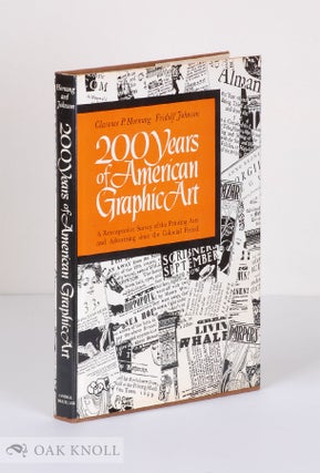 Order Nr. 53474 200 YEARS OF AMERICAN GRAPHIC ART. Clarence P. Hornung, Fridolf Johnson