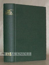 Order Nr. 53713 THE TINKER LIBRARY, A BIBLIOGRAPHICAL CATALOGUE OF THE BOOKS AND MANUSCRIPTS...