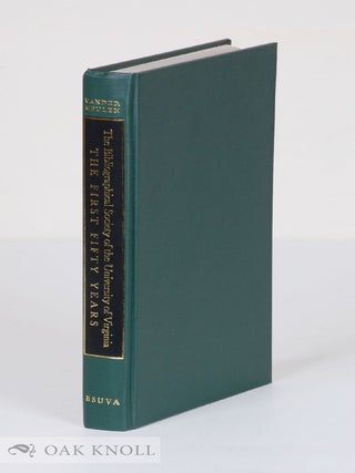 Order Nr. 53815 BIBLIOGRAPHICAL SOCIETY OF THE UNIVERSITY OF VIRGINIA: THE FIRST FIFTY YEARS....