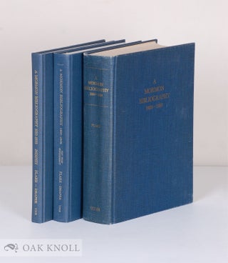 A MORMON BIBLIOGRAPHY 1830-1930 with INDEXES with TEN YEAR SUPPLEMENT. Chad Flake.