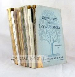 COLLECTION OF BOOKSELLER'S CATALOGUES DEVOTED TO GENEALOGY