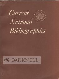Order Nr. 54795 CURRENT NATIONAL BIBLIOGRAPHIES. Helen F. Conover