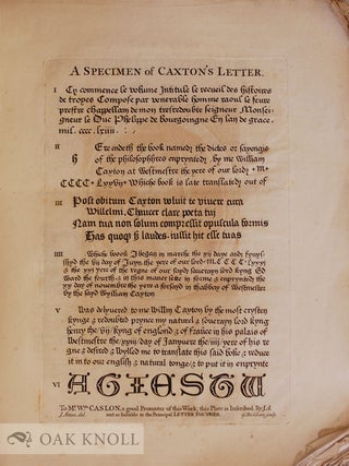 TYPOGRAPHICAL ANTIQUITIES; OR AN HISTORICAL ACCOUNT OF THE ORIGIN AND PROGRESS OF PRINTING IN GREAT BRITAIN AND IRELAND, CONTAINING MEMOIRS OF THE ANCIENT PRINTERS, AND A REGISTER OF BOOKS PRINTED BY THEM FROM THE YEAR 1471 TO THE YEAR 1600. Begun by the late Joseph Ames, F.R. and A.SS., and Secretary the Society of Antiquaries. Considerably augmented, both in the Memoir and in the number of books, by William Herbert...Volume III.