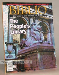BIBLIO, EXPLORING THE WORLD OF BOOKS