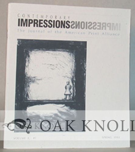 Order Nr. 55496 CONTEMPORARY IMPRESSIONS, THE JOURNAL OF THE AMERICAN PRINT ALLIANCE.