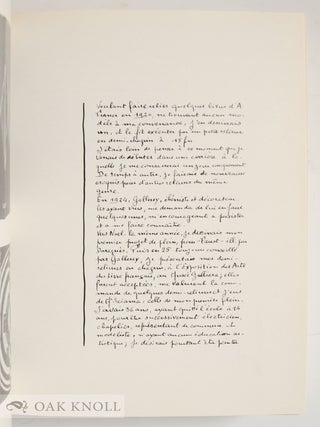 CARNETS 1924-1971, REPERTOIRE COMPLET, DESCRIPTIF ET BIBLIOGRAPHICQUE DE TOUTES SES RELIURES.