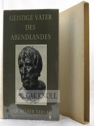 Order Nr. 55706 GEISTIGE VATER DES ABENDLANDES, EINE SAMMLUNG VON HUNDERT BUCHTITELN. Gerda...
